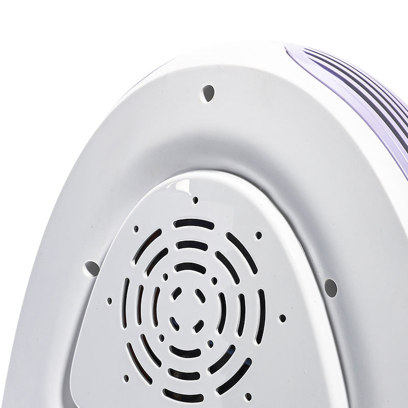 Luxury Shoe Care Station - UV Sterilization & Golden Touch Control, Modern Violet/White Design for Sneakerheads #SmartAppliances #HomeTech
