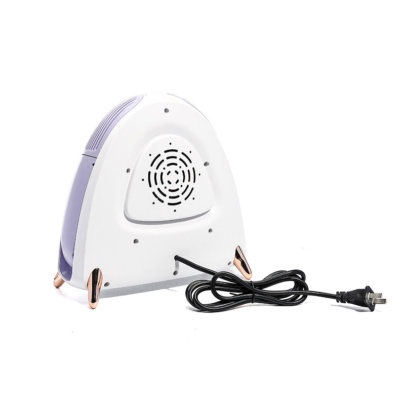 Luxury Shoe Care Station - UV Sterilization & Golden Touch Control, Modern Violet/White Design for Sneakerheads #SmartAppliances #HomeTech